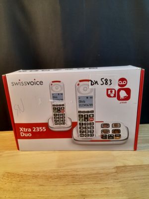 DH583// Téléphone sans fil Swissvoice Xtra 2355 Duo pour Sén…
