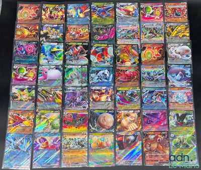 Lot de cartes à collectionner Pokémon de tous types et de toutes couleurs