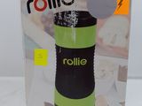une boîte contenant un Rollie, posée sur une table