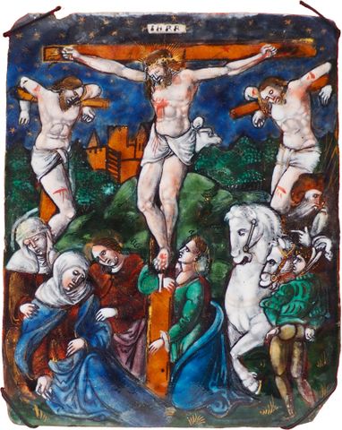 LIMOGES XVIème siècle
La Crucifixion
Plaque rectangulaire émaillé...