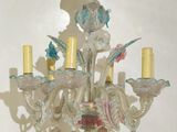 a chandelier that has a bunch of candles on it
