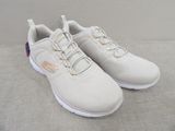 women ' s skeen sneakers in white with gold accents on the sole