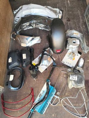 a lot of assorted items that are on the floor