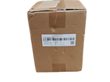 a cardboard box that has a barcode on it