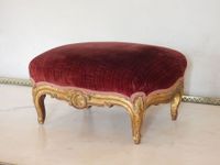 TABOURET DE PIED rectangulaire de style Louis XV en bois nat… (photo 3)