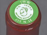 a close up of a bottle of wine with a label on it
