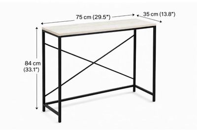 1 console neuve bois et mÃ©tal