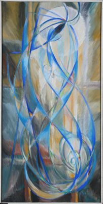 René-Maria BURLET (1907-1994) Celle qui pleure, rythme d'eau…