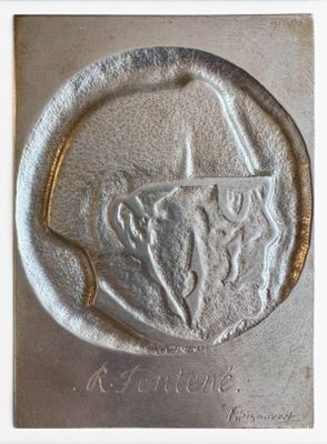 une image représentant une pièce d'argent sur laquelle figure un cheval