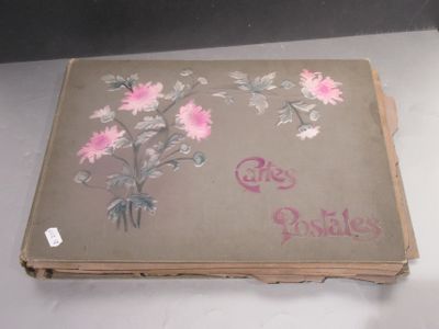Album DE Cartes Postales Vide DE Style Art Nouveau .