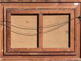 a picture of a window with a rope hanging from it