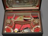 a box that has a bunch of items inside of it