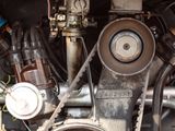 a close up view of the engine of a train