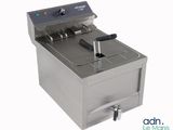 a close up of an electric fryer on a white background