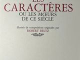 les caracteres ou les meuris de c e siecle