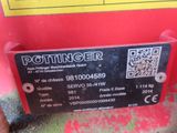 a close up of a sign on the side of a red truck
