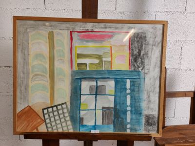 René MAINARD-BOUISSON (1939 - 2018) : "Fenêtres".