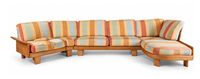 209 Banquette d'angle Seltz composée de 6 éléments .