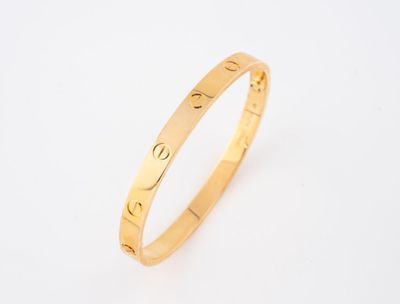Bracelet « Love » Cartier en or jaune 18 carats