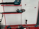 a display of tools that are on display in a store