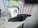 a hair dryer and a hair dryer sitting on a table
