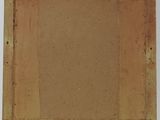 an image of a painting of a square frame with a brown background