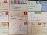 an image of a collection of old postcards and envelopes on a table