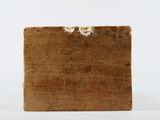 a piece of wood that has been cut in half