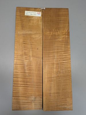 Fond en deux parties en érable pour violon, ~51,5cm