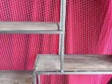 a shelf that has a bunch of shelves on it
