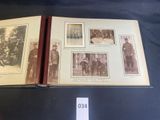 a book with pictures of people in it on a table