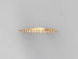 a yellow gold diamond eternity ring