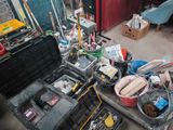 a lot of tools that are sitting on the floor