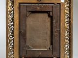 a close up of a picture frame with a picture in it