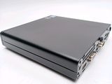 an open laptop computer sitting on top of a white surface