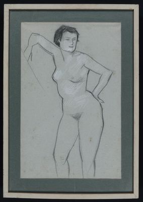 l'image d'un dessin représentant une femme en robe blanche
