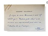an old piece of paper with a handwritten message on it