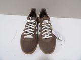 nike blazer sued sneaker in dark brown with white laces