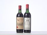 two bottles of wine sit side by side on a table