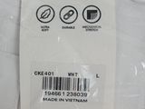 a label on a white shirt that says cherokee uniforms