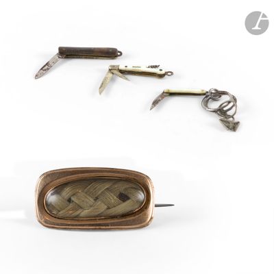 a picture of a knife, scissors, and other items on a table