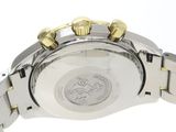 a close up of a watch on a white surface with a white background