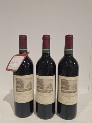 3 Bouteilles Château Duhart -Milon 1995 Pauillac 4 ème Grand…