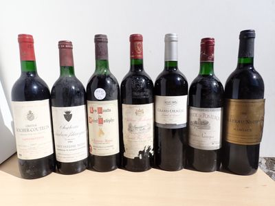 7 bouteilles de vins divers…