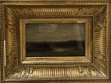 an image of a painting of a landscape in a gold frame
