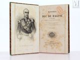 an old book with a drawing of a man in a military uniform