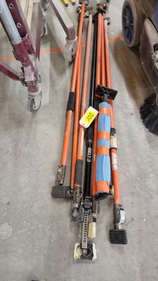 a lot of tools that are laying out on the floor