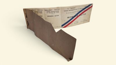 un bout de papier sur lequel figure un ticket