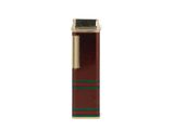 an image of a lighter with a green and red stripe on it