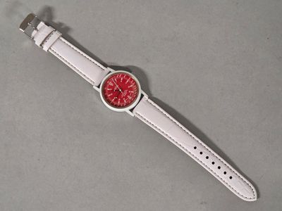 Montre Automatique Mortima Jeweled - Boîtier Doré, Bracelet Cuir - Occasion Fonctionnelle